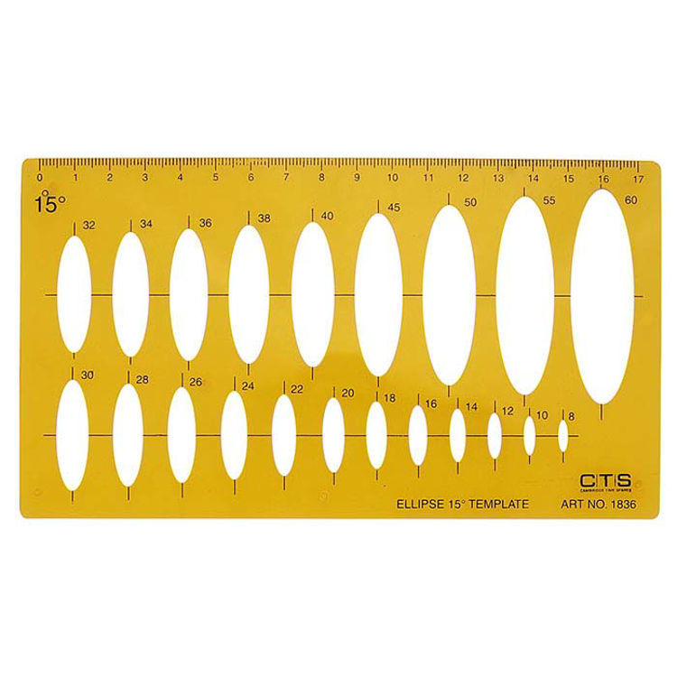 Picture of OV55 OVAL TEMPLATE FROM 55 TO 18